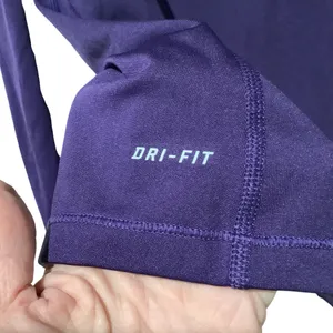 Nike Pro Dri-Fit Women's Deep Purple Zipper Jacket EXCELLENT CONDITION Size L thumbnail 9