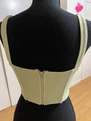 Corset top Green thumbnail 4