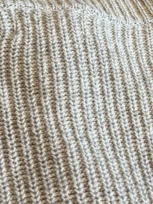 L.L. Bean Zip-Down Cardigan Sweater Ribbed Stretch Light Grey Size Large Women's thumbnail 8