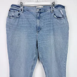 Abercrombie & Fitch Curve Love The '70s Vintage Flare Ultra High Rise Jeans 18S thumbnail 2