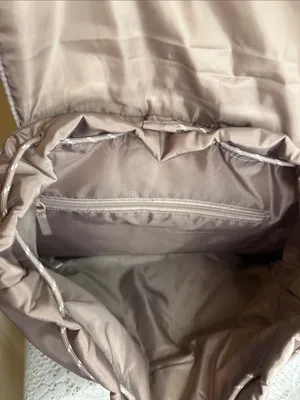 Victoria Secret Pin gray grey full size cargo backpack thumbnail 6