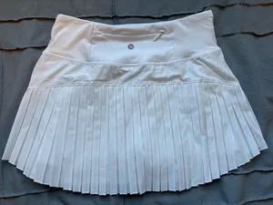 Baleaf White Tennis Skirt thumbnail 2