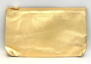 Vintage‎ Mary Kay Makeup Bag Pouch Gold Metallic Glam Travel Cosmetic 90s NEW thumbnail 1