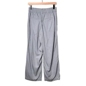 Madewell The Petite Neale Straight Leg‎ Pants Drapeweave Overcast Blue 4 Petite thumbnail 6