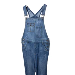 Hidden‎ Jeans Women Medium Wash Distressed Denim Overalls Small thumbnail 2