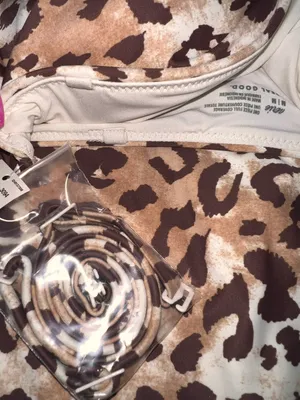 Aerie One Piece Full Coverage Swimsuit Animal Print Medium BNWTS $59.96 thumbnail 10