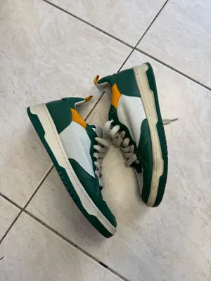 Steve Madden EVERLIE sneakers green and white leather thumbnail 6