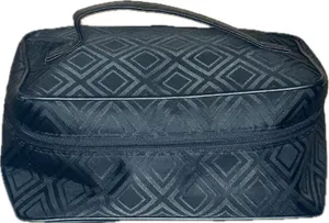 Estée Lauder makeup bag black diamond print thumbnail 1