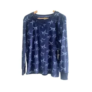 Felina Women's Luxe Velour 2-Piece Jogger Pajama Set variety Blue Stars NWT Sm thumbnail 3