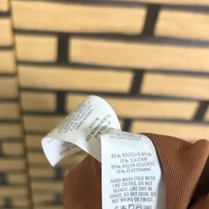 Aerie‎ Brown Ribbed Full Coverage One Piece Swimsuit Size Large thumbnail 7