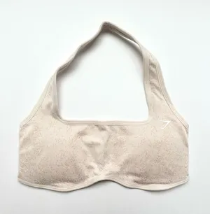 Gymshark XL Adapt Fleck x Whitney Halterneck Sports Bra thumbnail 1