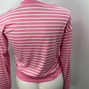 Draper James pink ladies striped long sleeve top medium thumbnail 5