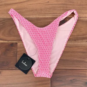 Lulus Nova Pink Geo Print Bikini Bottom‎ Size M thumbnail 1