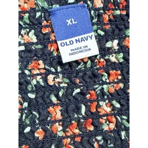 NWT Old Navy Black Floral Cami Sun Dress Smocked Back Cottagecore‎ Summer XL thumbnail 6