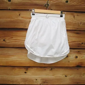 Lululemon Hotty Hot High Rise Skirt White thumbnail 4