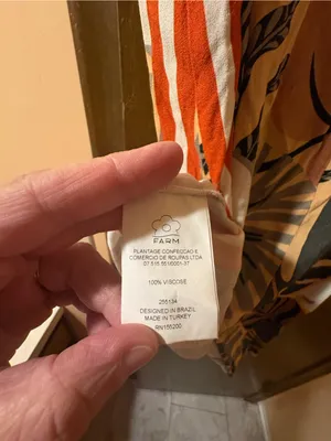 Farm Rio Palm Leaf Print Mini Dress thumbnail 7