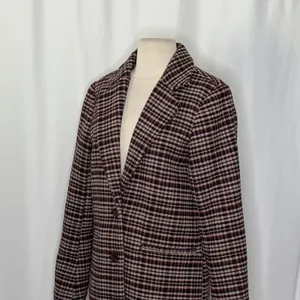 ABERCROMBIE & FITCH Heavyweight Wool Blend Blazer Coat Preppy Academia Small thumbnail 7