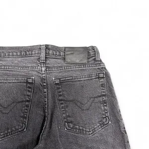 Women’s washed out black vintage Harley Davidson straight leg jeans thumbnail 4