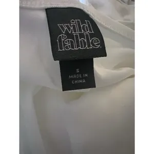 Wild Fable Women's Short Sleeve Maxi Dress, White Lace, Size S NWT thumbnail 5