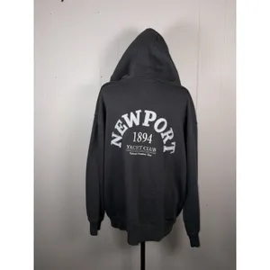 relaxed Lazy Sunday Newport Casual‎ Teen Y2K Green Zipup Jacket Xl thumbnail 3