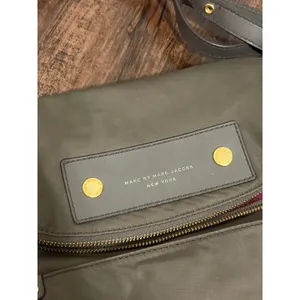 Marc by Marc Jacobs Purse Nylon Shoulder Bag Dark Green Gray Preppy Y2K Streetwear Bags thumbnail 3