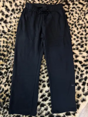 Nike Black Drawstring Training Pants thumbnail 1