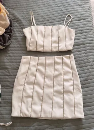 Two piece set White Size L thumbnail 1