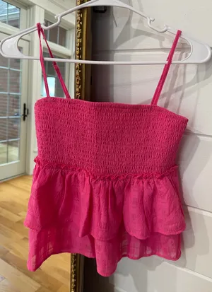 Pink Lily Hot Pink Tank Top thumbnail 1