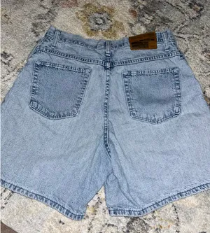 Vintage wrangler women’s shorts high rise blue thumbnail 2