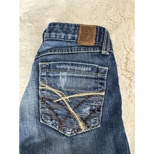 BKE Sierra Bootcut Flare Jeans 26x33.5 Y2K Low Rise Blue Denim Western thumbnail 3