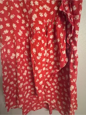 MADEWELL Ruffle-Wrap Midi Skirt - Happy Hibiscus thumbnail 3