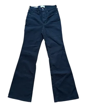 Universal Thread High Rise Flare Black Denim Jeans Women's Size 8R thumbnail 1