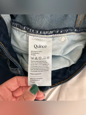 Quince Bella Stretch Wide Leg Jeans 28” in Midnight Blue 27 thumbnail 13