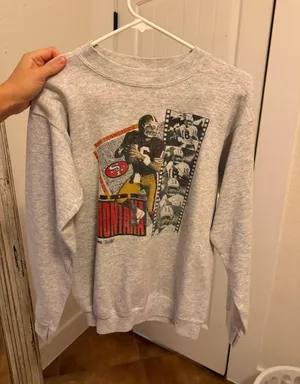 Vintage 49ers Crew Neck Gray thumbnail 1