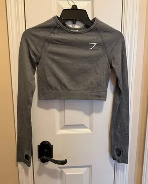 Gymshark Vital Seamless Long Sleeve Crop Top thumbnail 1