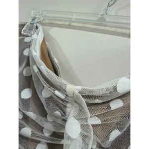 Majorelle White Mesh Polka Dot Brady Dress Revolve Bodycon Midi XL thumbnail 9