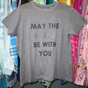 Disney x Uniqlo Star Wars Jedi May the force be with you womens XL thumbnail 1
