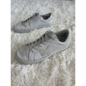 Vintage Havana Bianca Dip‎ Grey Leather Star Sneakers Womens Size 7 thumbnail 3