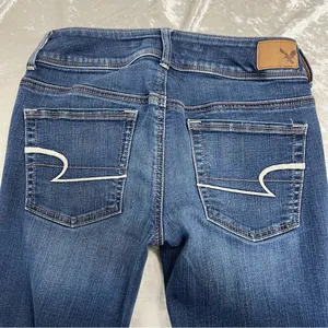 American Eagle 2 Jeans Womens super Stretch kick boot thumbnail 5
