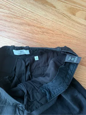 Babaton Aritzia Black Linen Blend Tailored Shorts Size 4 thumbnail 3