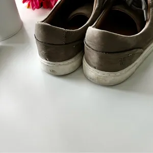 Frye Tan Leather Sneakers 7.5 thumbnail 4