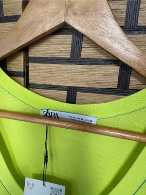 Zara lime green tank top size medium thumbnail 4