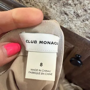 Club Monaco Cream Midi Wrap Skirt thumbnail 7