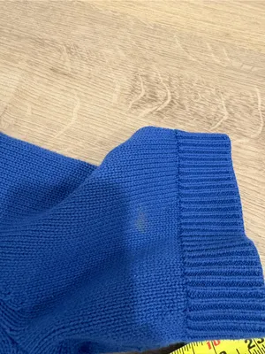 Quince 100% Cotton Sweater Tee in Sapphire Blue Size Medium thumbnail 7