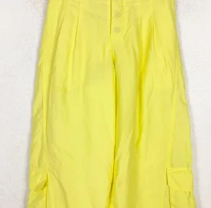 Free People Mesmerize Me Cargo Pants Size XS Yellow Comfort High Rise Gorpcore thumbnail 8