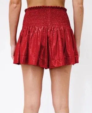 Queen of Sparkles Shiny SWINGSHORTS Red Size Medium M * thumbnail 1