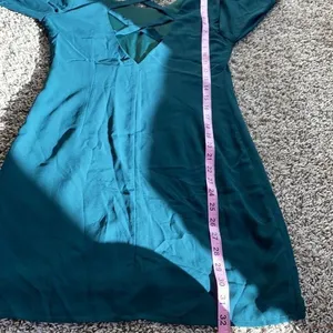 5/$30 🎈 YA Los Angeles small green long‎ sleeved dress thumbnail 8