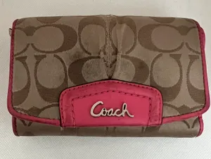 Coach | ladies Signature Jacquard clutch wallet. thumbnail 1