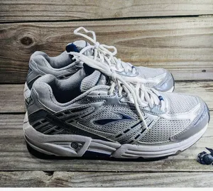 Brooks Womens Addiction 10th Edition Silver Gray Walking Running Shoes Sz 9.5 thumbnail 3