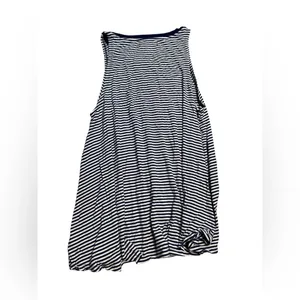 👕 American Eagle Navy White Striped Tank Top Women’s Medium‎ 👕 thumbnail 4